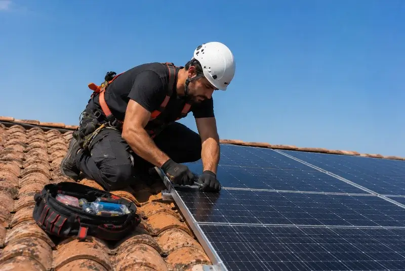 Maintenance et monitoring de panneaux solaires à Torreilles