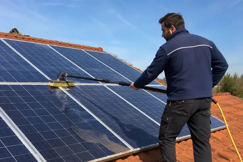 Nettoyage et entretien de panneaux solaires à Torreilles